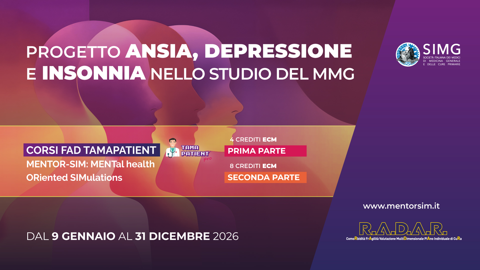 TAMA PATIENT "Progetto Ansia, Depressione e Insonnia nello studio del MMG"